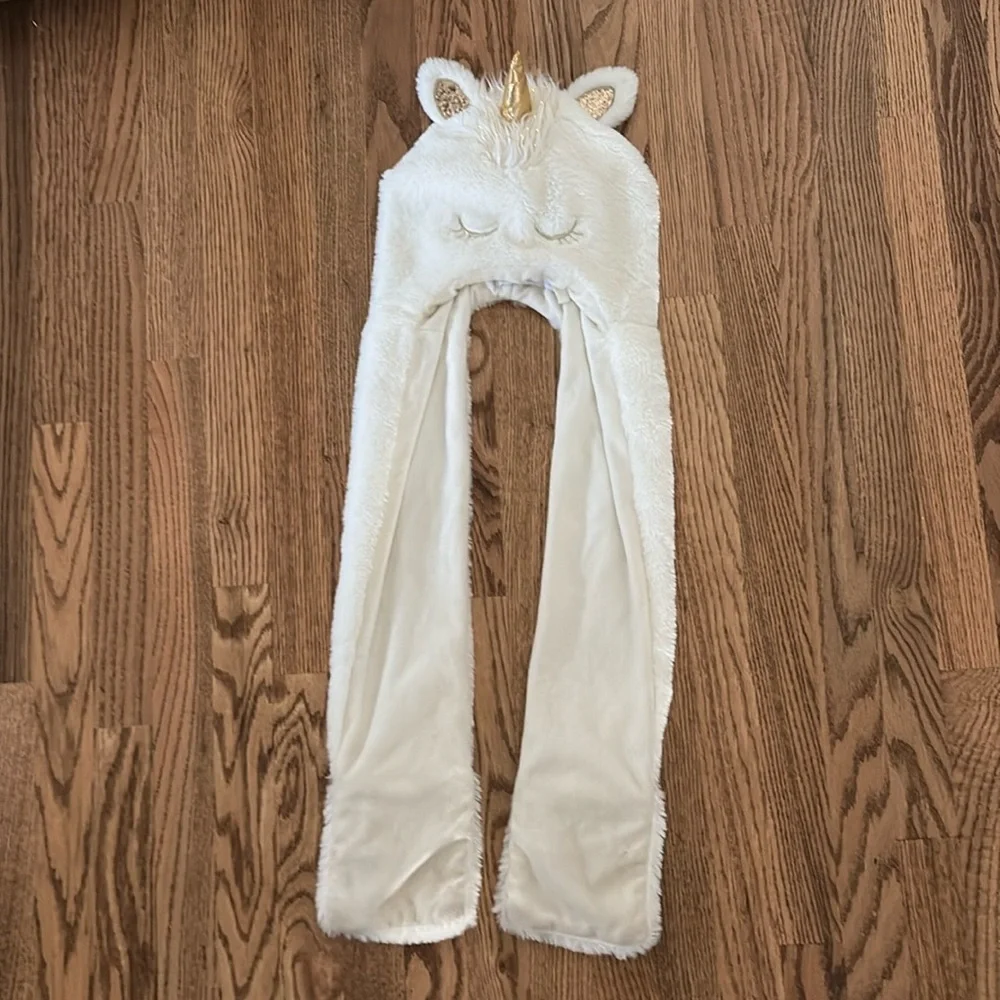 Fuzzy Unicorn Hat/Scarf